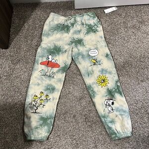Parks project X peanuts tie dye sweatpants